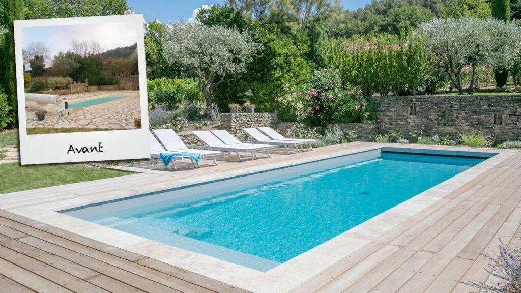 travaux de modernisation d'une piscine par Boucher